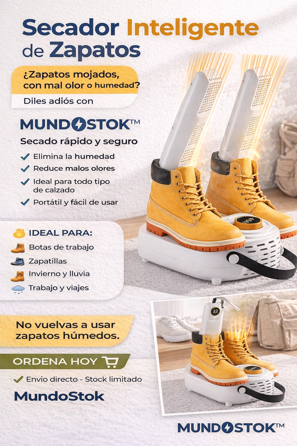 Secador Inteligente de zapatos