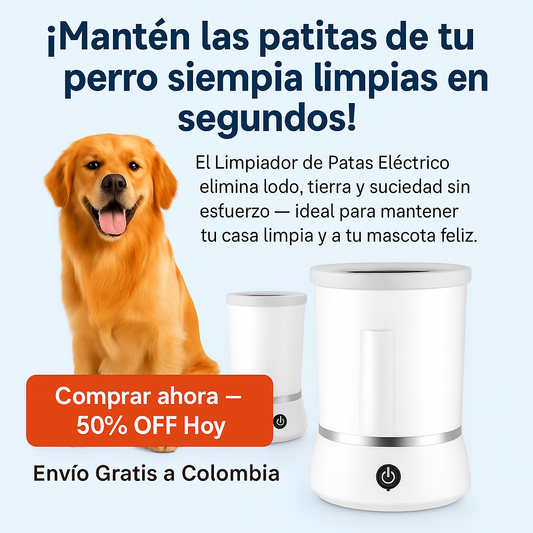 Limpiador de patitas para perros